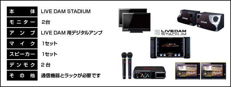 第一興商　LIVE DAM STADIUM STAGE DAM-XG7000II